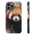Red Panda in Watercolor - Impact Resistant Phone Case iPhone 13 Pro Max Matte